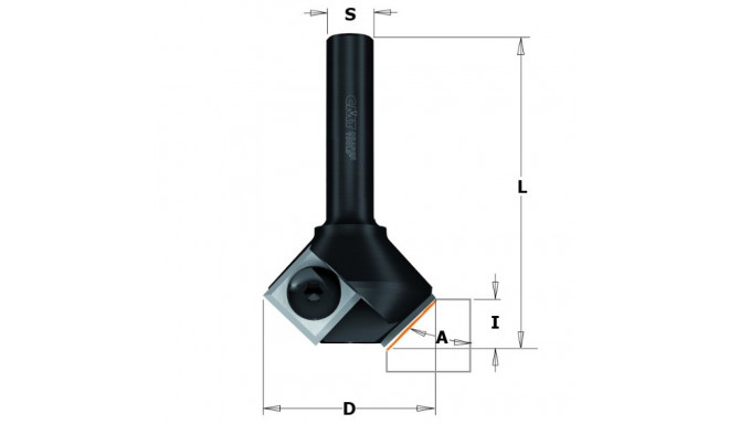 Otsfrees, vahet.teradega Z2 S=8 D=29 GR.45 RH