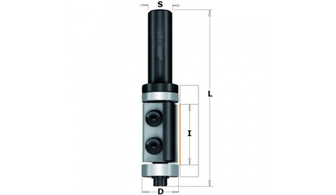 HW FLUSH TRIM BIT W/KNIFE AND BEARING Z2 S=8 D=19X30X90 RH