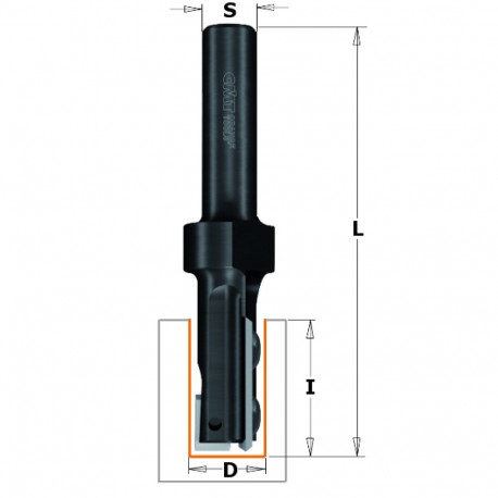 Otsfrees, vahet.teradega Z1+1S=12 D=16x29.5 RH