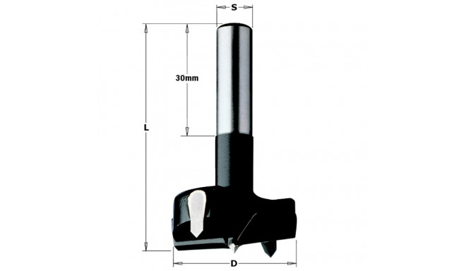 Hingepuur HM D=25x60 S=8x30 RH