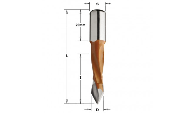 THROUGH HOLE DOWEL DR. HW S=10X20 D=4X70 LH