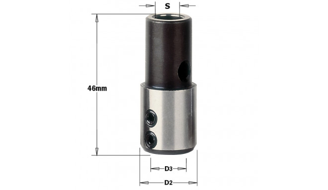 Adapter S=M10x1.5 D=10 RH
