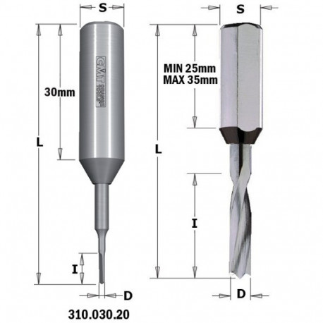Tüüblipuur Xtreme HM D=6.35x57 S=10x27 LH