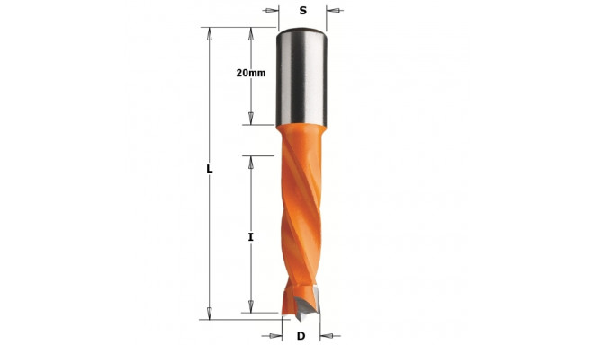 DOWEL DRILL HW D=10X57,5 S=10X20 RH