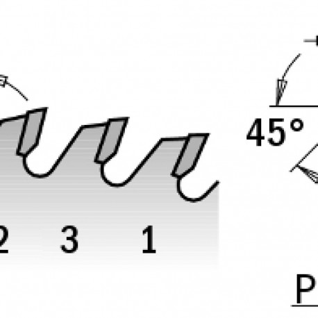 XTREME HW SAW BLADE 250X3.2X30 Z=78 10° FFT