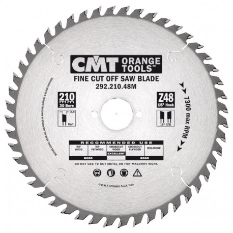 FINE CUT SAW BLADE 200X48X2,8 F=30 15ATB