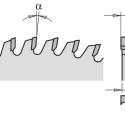 HOLLOW-GROUND SAW BLADE D=303X3.2X30 Z=60 -6° NEG.