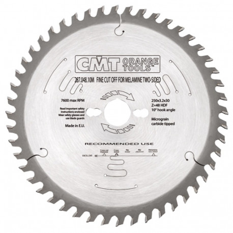 HOLLOW-GROUND SAW BLADE 220X3.2X30 Z42 HDF