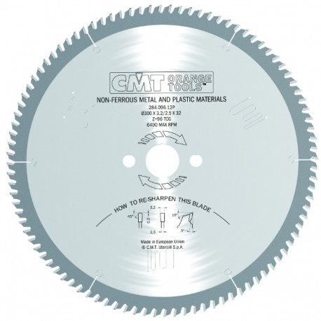 SAW BLADE FOR NON-FERROUS METALS AND PLASTIC 160X2.2/1.6X20