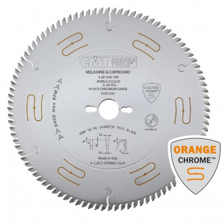 SAW BLADE HW 300x3.2/2.2x30 Z72 10HWG (CHROME)