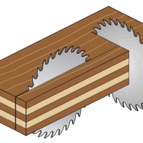 Saeketas, laminaat D=220x3.2x2.2x30 Z=63 -3° FFT