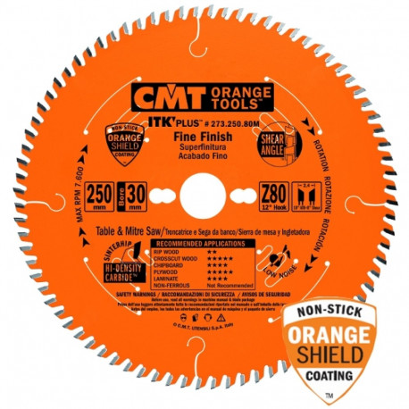 ITK PLUS FINE FINISH SAW BLADE HW 216X1.8X30 Z=64 ATB+S -5°