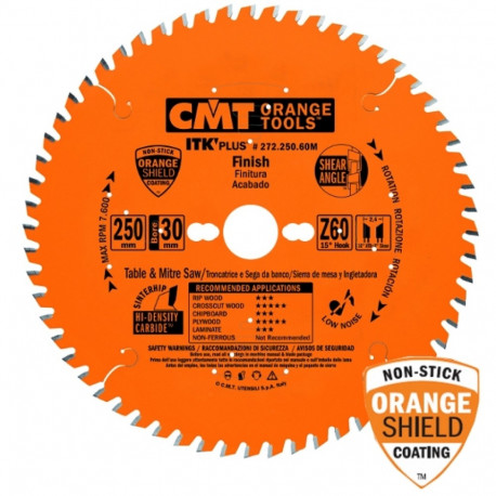 ITK PLUS FINISH SAW BLADE HW 200X1.8X30 Z=48 ATB+SHEAR
