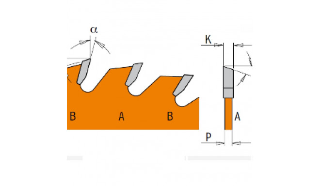ITK PLUS RIP AND CROSSCUT SAW BLADE HW 184X1.7X30 Z=24 ATB+SHEAR