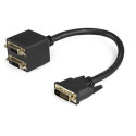 StarTech.com 30cm (1 ft) DVI-D to 2x DVI-D Digital Video Splitter Cable - M/F~1 ft DVI-D to 2x DVI-D