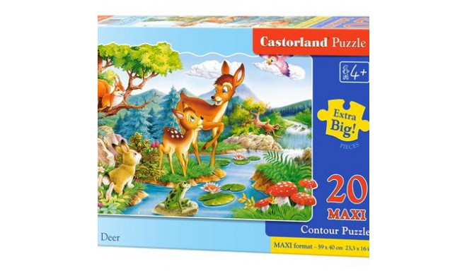 Castorland Little Deers 20 Maxi pcs Contour puzzle 20 pc(s) Cartoons