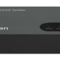 Manhattan 4K@60Hz 2-Port HDMI Splitter Splits One HDMI Input to Two HDMI Outputs (1x2), 18G, Black