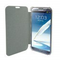 4World kaitseümbris Leather Samsung Galaxy Note II, valge