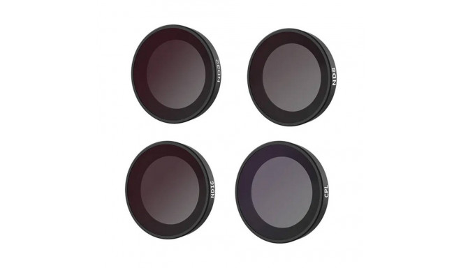 Set of 4 CPL/ND8/ND16/ND32 Telesin filters for Insta360 GO 2/3 camera
