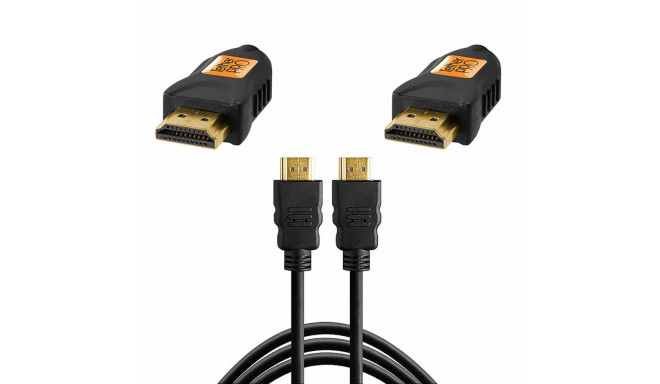 TetherPro HDMI A to HDMI A 1.8m Black