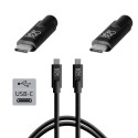 TetherPro USB-C to USB-C 4.6m | Black