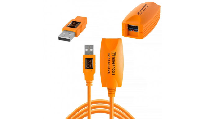 Tether Tools cable TetherPro USB 3.0 Active Extension 5m, orange