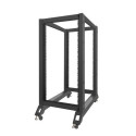 Open rack 22U 600x1000 black