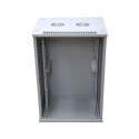 Rack cabinet 15U 600x600mm grey hanging