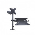 Desk holder for LED/LCD 13-32 "monitor + L-24 notebook