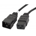 Lanberg power cable IEC 320 C19 - C20 VDE 1.8m, black
