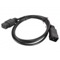Lanberg power cable IEC 320 C19 - C20 VDE 1.8m, black