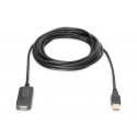 USB 2.0 Repeater cable, USB A M / A F length 5m