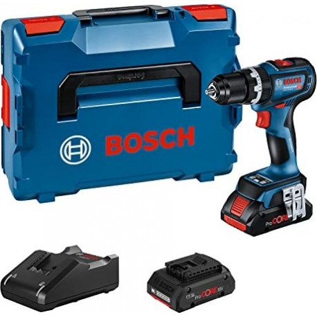 Bosch Cordless Impact Drill GSB 18V-90 C Professional, 18V (blue/black, 2x Li-Ion battery ProCORE18V