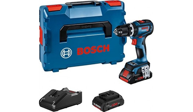 Bosch Cordless Impact Drill GSB 18V-90 C Professional, 18V (blue/black, 2x Li-Ion battery ProCORE18V