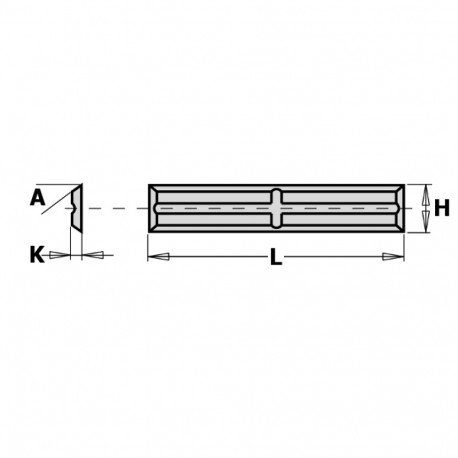 Kõvasulam pöördtera 20x4.1x1.1 mm
