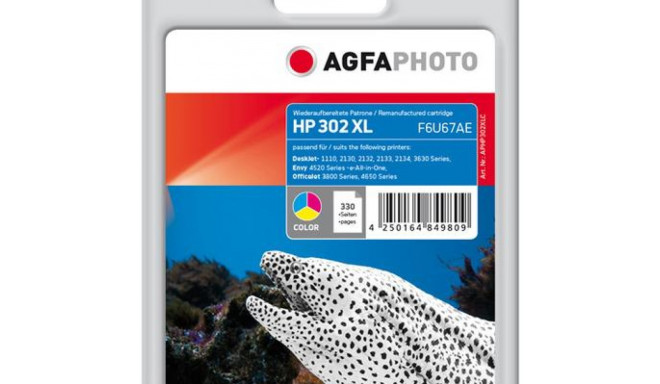 AgfaPhoto APHP302XLC ink cartridge Cyan, Magenta, Yellow