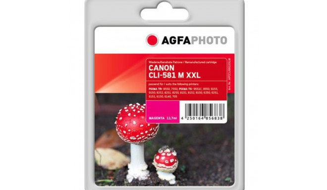 AgfaPhoto APCCLI581XXLM ink cartridge 1 pc(s) Compatible Magenta