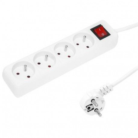 BLOW PR-470WSP power extension 4.8 m 4 AC outlet(s) Indoor White ...