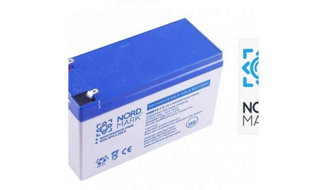 Battery NORDMARK, 12V 7Ah, T1