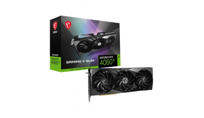 Graphics Card|MSI|NVIDIA GeForce RTX 4060 Ti|8 GB|GDDR6|128 bit|PCIE 4.0 8x|1xHDMI|3xDisplayPort|RTX