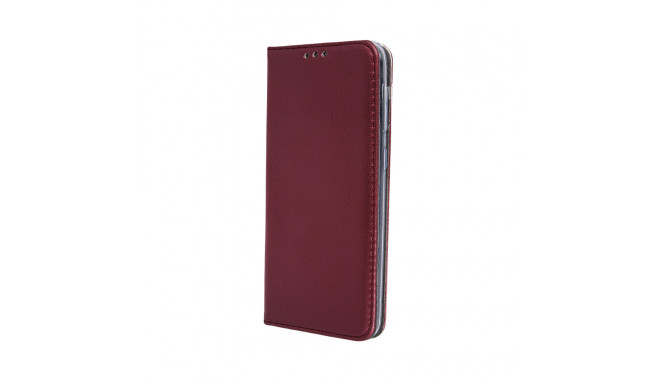 Smart Magnetic case for Samsung Galaxy S24 Ultra burgundy