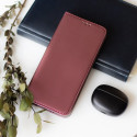 Smart Magnetic case for Samsung Galaxy S24 Ultra burgundy