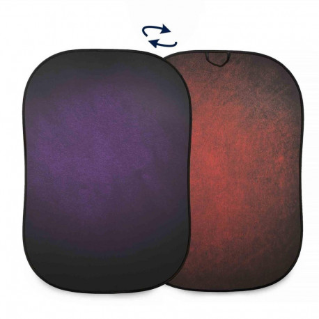 Manfrotto taust 1,5x2,1m, aubergine/crimson