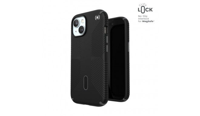 Speck Presidio2 Grip ClickLock & MagSafe - Etui iPhone 16e / iPhone 15 / iPhone 14 / iPhone 13 (Blac