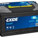 Exide Excell 80Ah 700A 315x175x175-+