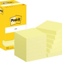 Märkmepaber iseliimuv POST-IT 654CY kollane,76x76mm 12x100l