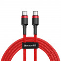 Baseus cable Cafule PD 2.0 USB-C - USB-C 1,0m 3A red 60W