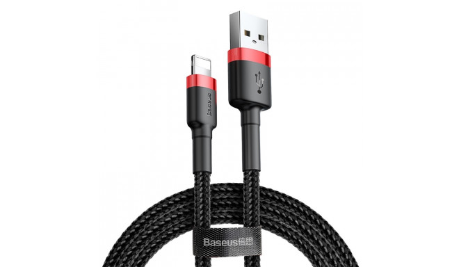 Baseus cable Cafule USB - Lightning 2,0m 1,5A red-black