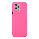 Mocco Soft Cream Silicone Back Case Силиконовый чехол для Apple iPhone 12 / 12 Pro Розовый