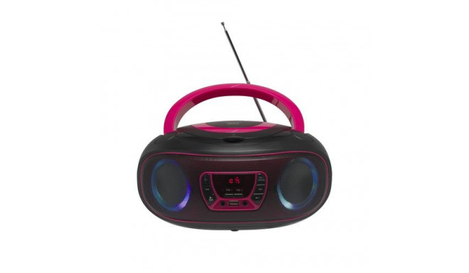 Denver TCL-212BT PINK CD player Portable CD player Black, Pink